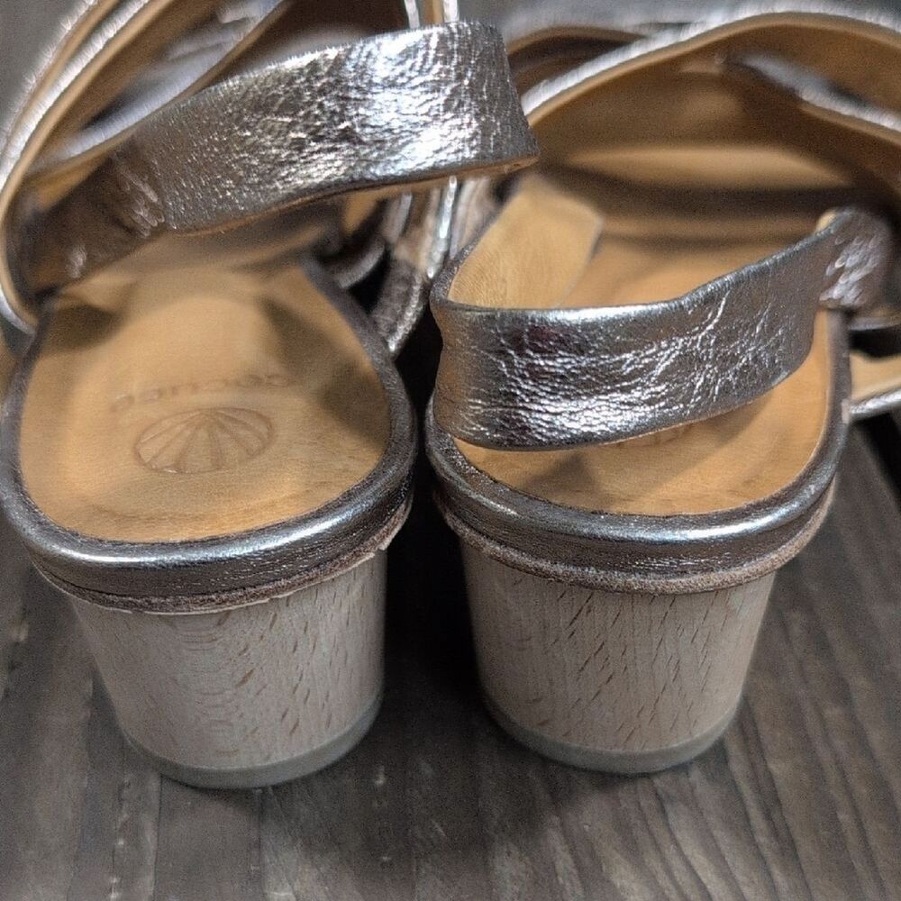 COCLICO Bronze Strappy Sandals 39 - Picture 6 of 11